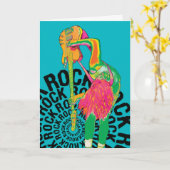 U schommelt! De Kaart van de verjaardag (Gele Bloem)