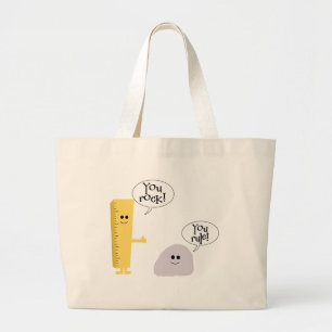 U schommelt u beslist grote tote bag