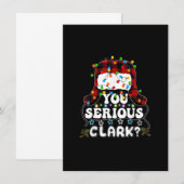 U Serious Clark-kerstvakantie met lelijke kerst Kaart (Voorkant / Achterkant)