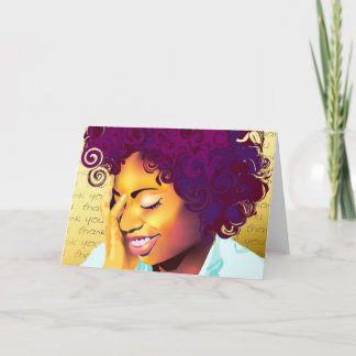 U Shouln't hebt (dank u) Bedankkaart