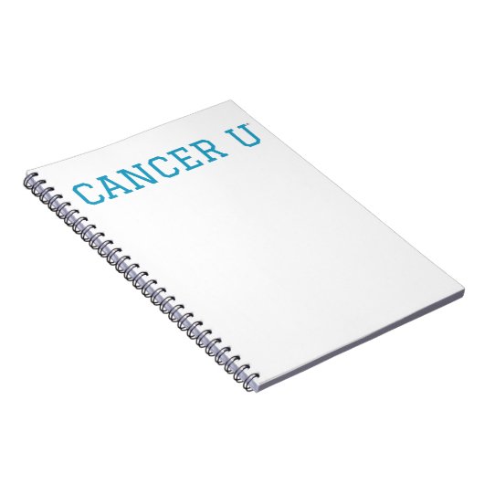 U-spiral kankernotebook notitieboek (Rechterzijde)