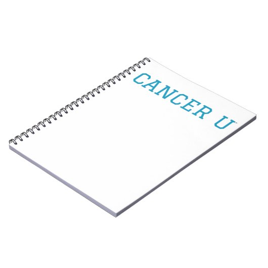 U-spiral kankernotebook notitieboek (Linkerzijde)