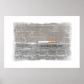 U stopt, u wint - antirookcampagne poster (Voorkant)