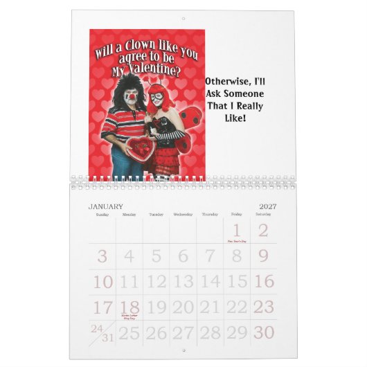U-Suck Greetings Calendar voor 2012 Kalender (Jan 2027)