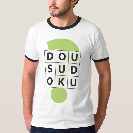 U Sudoku? limoen T-shirt (Voorkant)