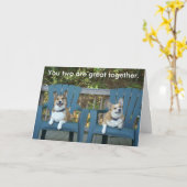 U twee bent samen groot kaart (Gele Bloem)