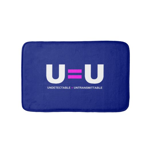 U=U HIV niet-detecteerbaar is niet-transmitteerbaa Badmat (Voorkant)