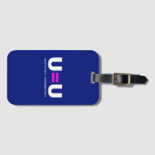 U=U HIV niet-detecteerbaar is niet-transmitteerbaa Bagagelabel (Voorkant (horizontaal))