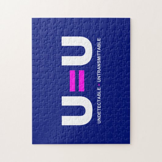 U=U HIV niet-detecteerbaar is niet-transmitteerbaa Legpuzzel (Verticaal)