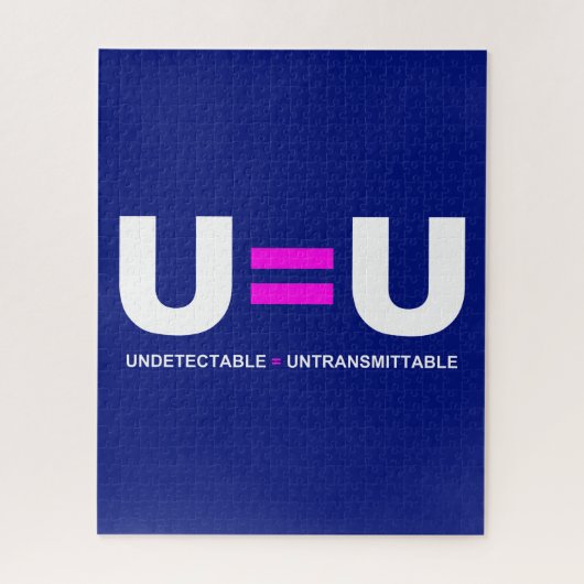 U=U HIV niet-detecteerbaar is niet-transmitteerbaa Legpuzzel (Verticaal)