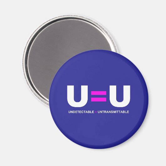 U=U HIV niet-detecteerbaar is niet-transmitteerbaa Magneet (Voorkant / Achterkant)
