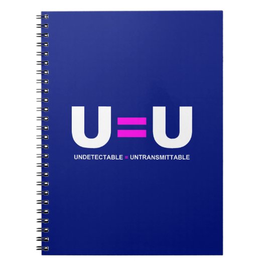 U=U HIV niet-detecteerbaar is niet-transmitteerbaa Notitieboek (Voorkant)