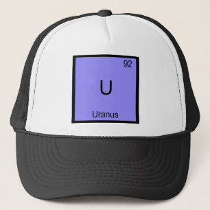 U - Uranus Funny Chemistry Element Symbol T-shirt Trucker Pet