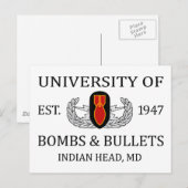 U van het Indiase hoofd van B&B Briefkaart (Voorkant / Achterkant)
