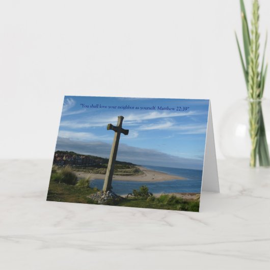 "U van uw buur als zelf zult " houden Kaart (Voorkant)