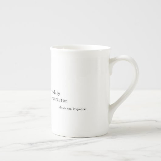 U vergist zich op grote schaal - Pride & Prejudice Porselein Kop (Rechts)