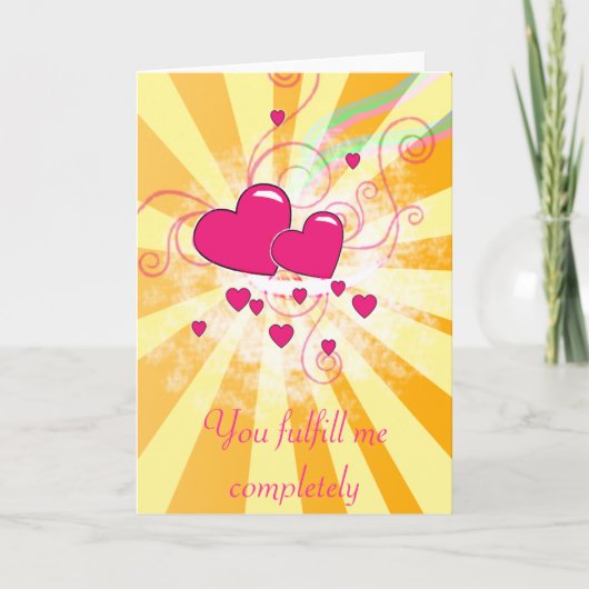 U vervult me…. kaart (Voorkant)