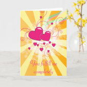 U vervult me…. kaart (Gele Bloem)