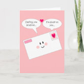 U verzendt me de Kaart van de Valentijnsdag (Voorkant)