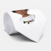 U VOEGT FOTO OF TEKST-STROPDAS-KINDERFOTO TOE STROPDAS (Opgerold)