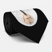 U VOEGT FOTO OF TEKST-STROPDAS-MANDOLIN TOE STROPDAS (Opgerold)