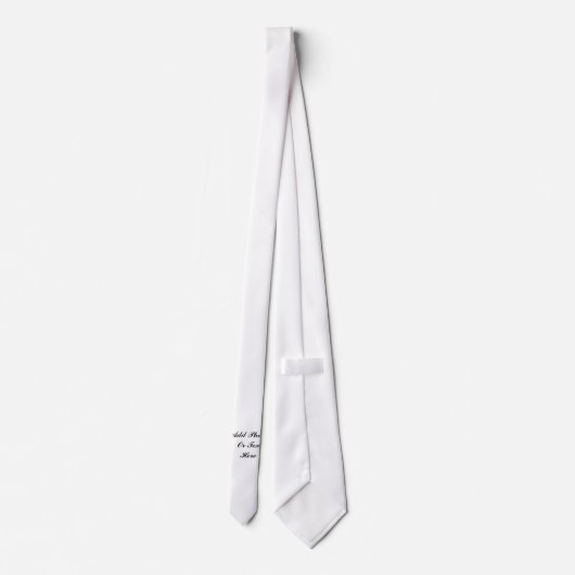 U VOEGT FOTO OF TEKST-STROPDAS-TEKST TOE STROPDAS (Achterkant)