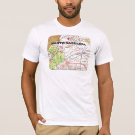 U voegt uw TOWN naam-T-Shirt-Map-2 toe, ... T-shirt