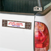 U volgt de Bass Player - Frets Bumpersticker (Op Truck)