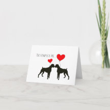 U voltooit mij - Boxer Dog Valentijn