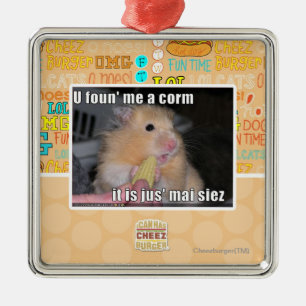 U vond me een graan metalen ornament