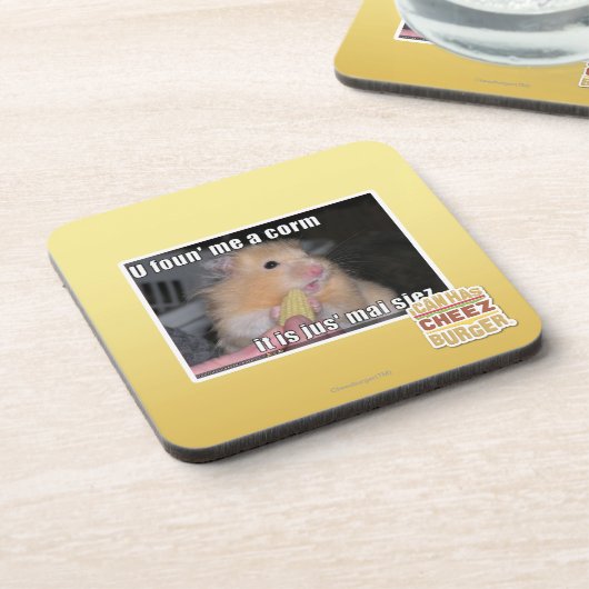 U vond me een maïs bier onderzetter (Linkerzijde)