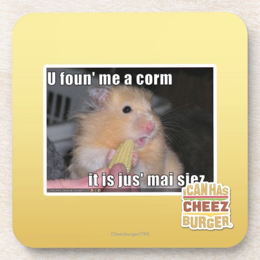 U vond me een maïs bier onderzetter (Voorkant)