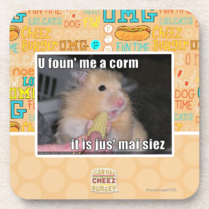 U vond me een maïs bier onderzetter