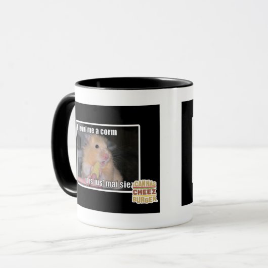 U vond me een maïs mok (Voorkant links)