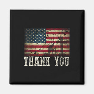 U voor uw diensten - Patriotic Veterans Day Magneet