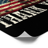 U voor uw diensten - Patriotic Veterans Day Poster (Hoek)