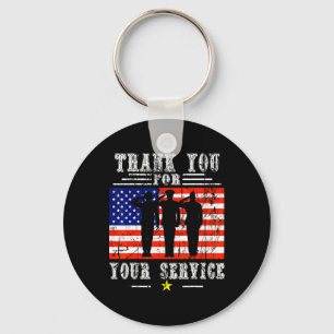 U voor uw diensten - Patriotic Veterans Day Sleutelhanger