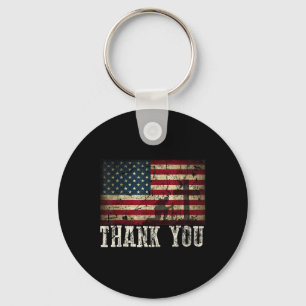 U voor uw diensten - Patriotic Veterans Day Sleutelhanger