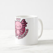 U vraagt salamander Cute Aolotl Koffiemok (Voorkant rechts)