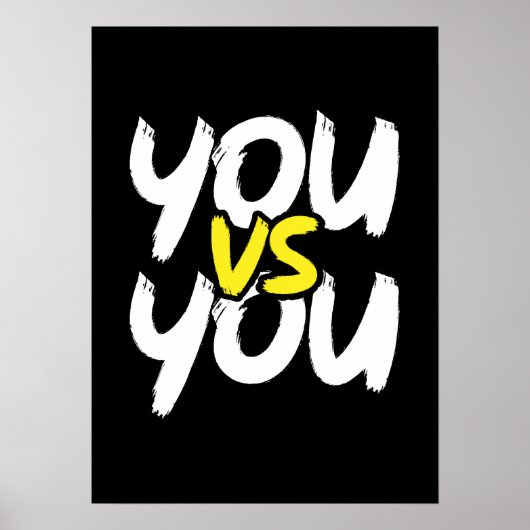 U vs U - Gym, Hustle, Succes, Motivatie Poster (Voorkant)