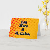 U was een Kaart van de Verjaardag van de Fout (Gele Bloem)