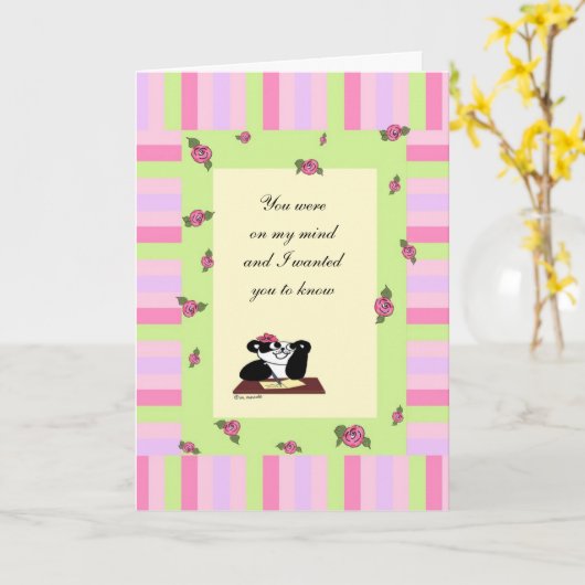 U was op mijn mening kaart (Gele Bloem)