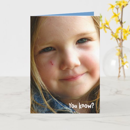 U weet het? kaart (Gele Bloem)