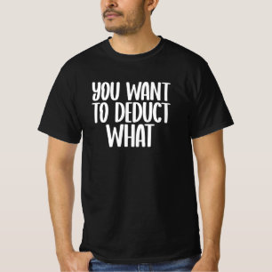 U wilt aftrekken wat t-shirt