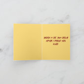 U wilt mij pizza - Pizza Pun Groet Kaart (Binnen)