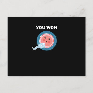 U won de Menselijke Wetenschap van de Evolutie van Feestdagenkaart