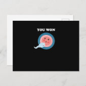 U won de Menselijke Wetenschap van de Evolutie van Feestdagenkaart (Voorkant / Achterkant)