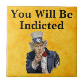 U wordt aangeduid als keramische Tegel Tegeltje (Voorkant)