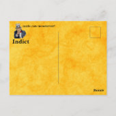 U wordt aangeklaagd ansichtkaart briefkaart (Achterkant)