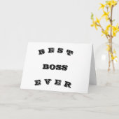 U WORDT AANGEPAST ***BOSS** CHRISTMAS KAART (Gele Bloem)